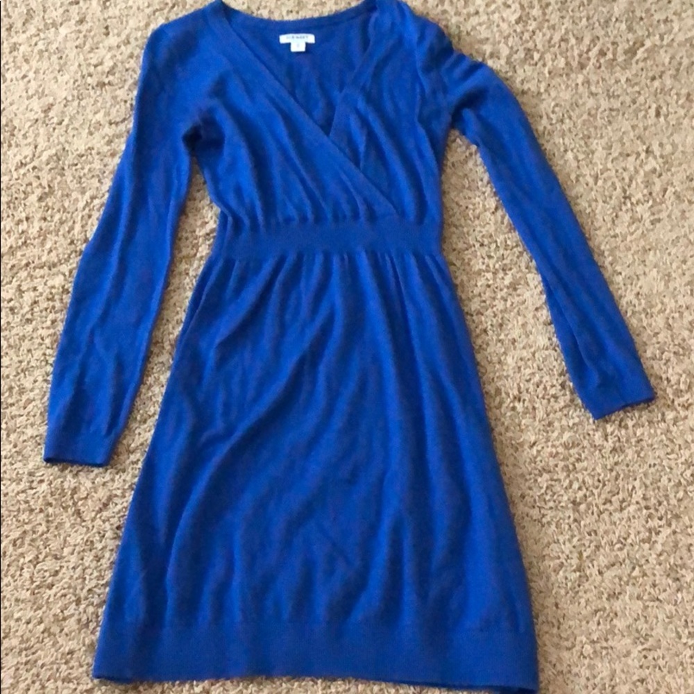 Long sleeve sweater dress
